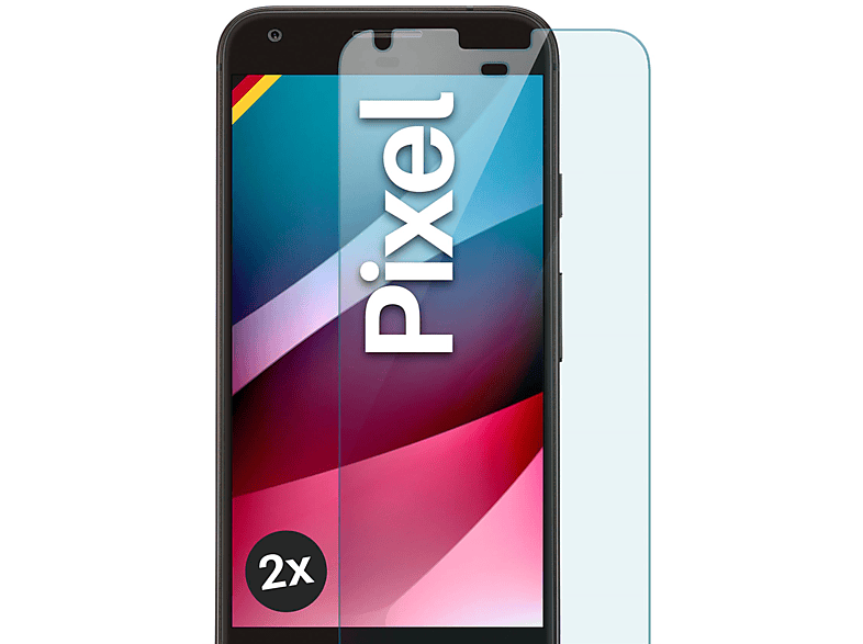Pixel) Schutzfolie, MOEX Schutzglas(für Google klar 2x Panzerglas -