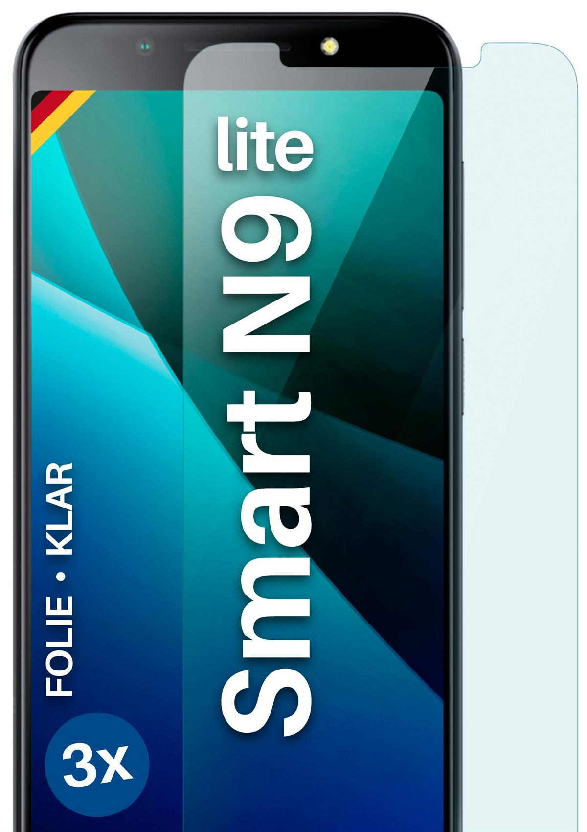 klar Schutzfolie, MOEX Vodafone 3x Smart N9 Displayschutz(für Lite)
