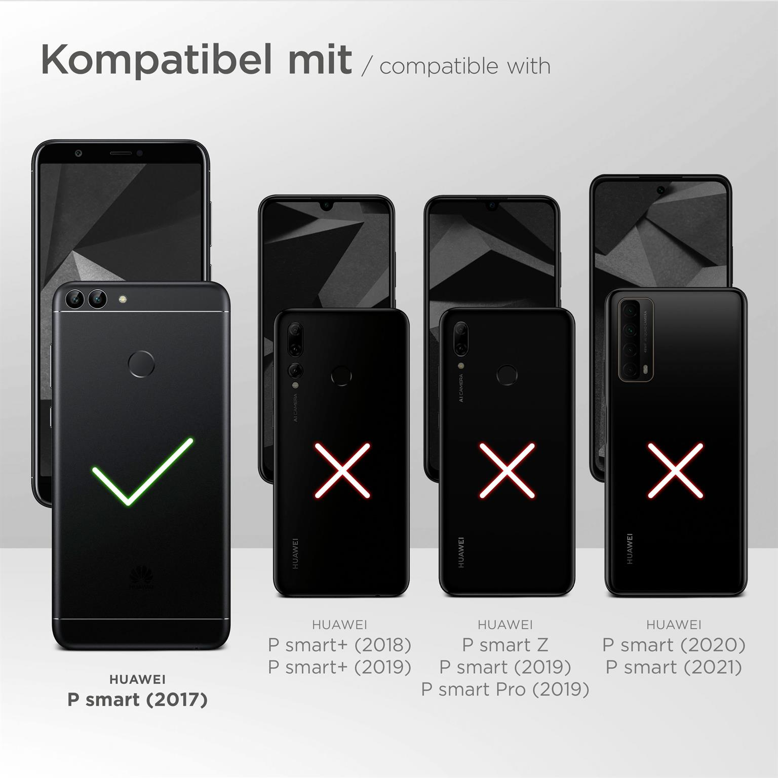Türkis Huawei, P Handykette, Backcover, MOEX (2017), smart Mint