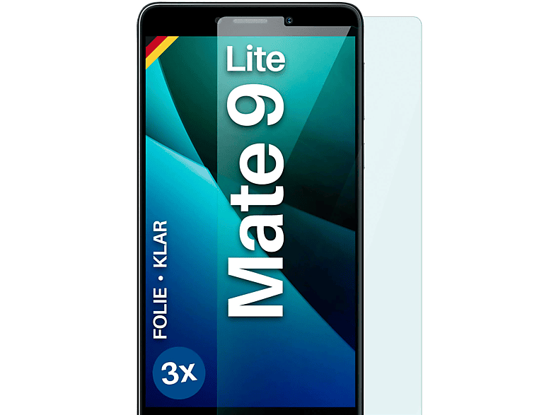 MOEX Lite) Schutzfolie, klar Displayschutz(für 3x Huawei 9 Mate