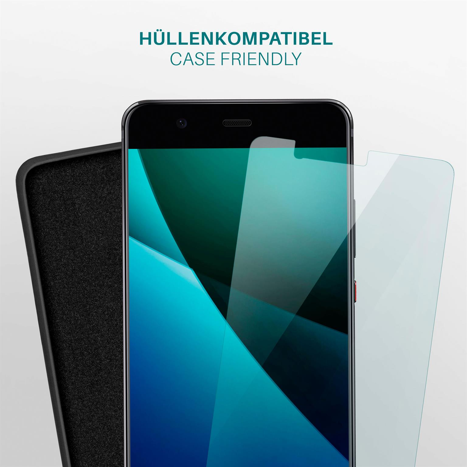 Huawei 3x Displayschutz(für Schutzfolie, MOEX P10) klar