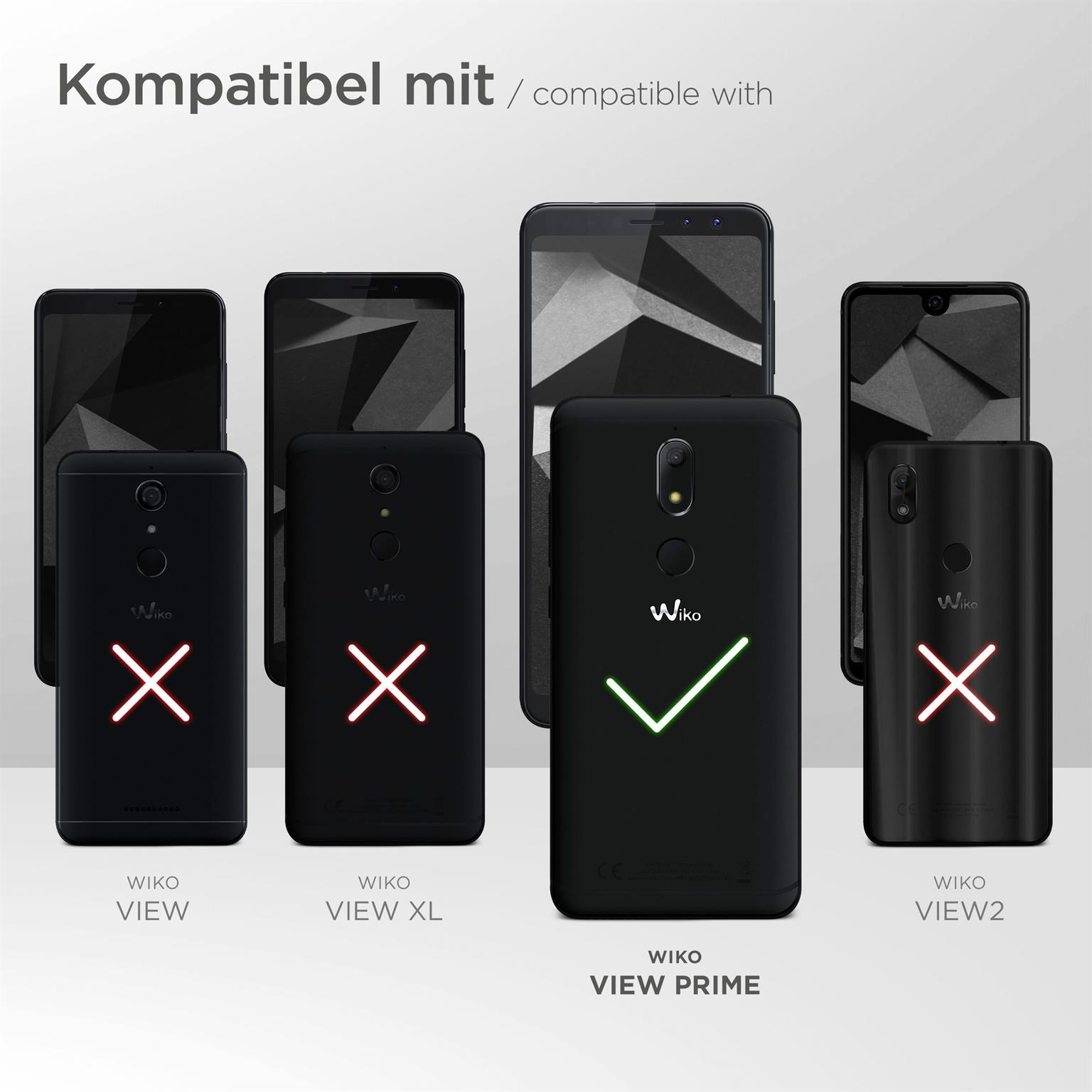 klar MOEX 3x Prime) View Schutzfolie, Displayschutz(für Wiko