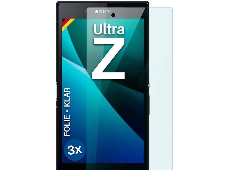 MOEX 3x Sony Xperia Ultra) klar Z Displayschutz(für Schutzfolie