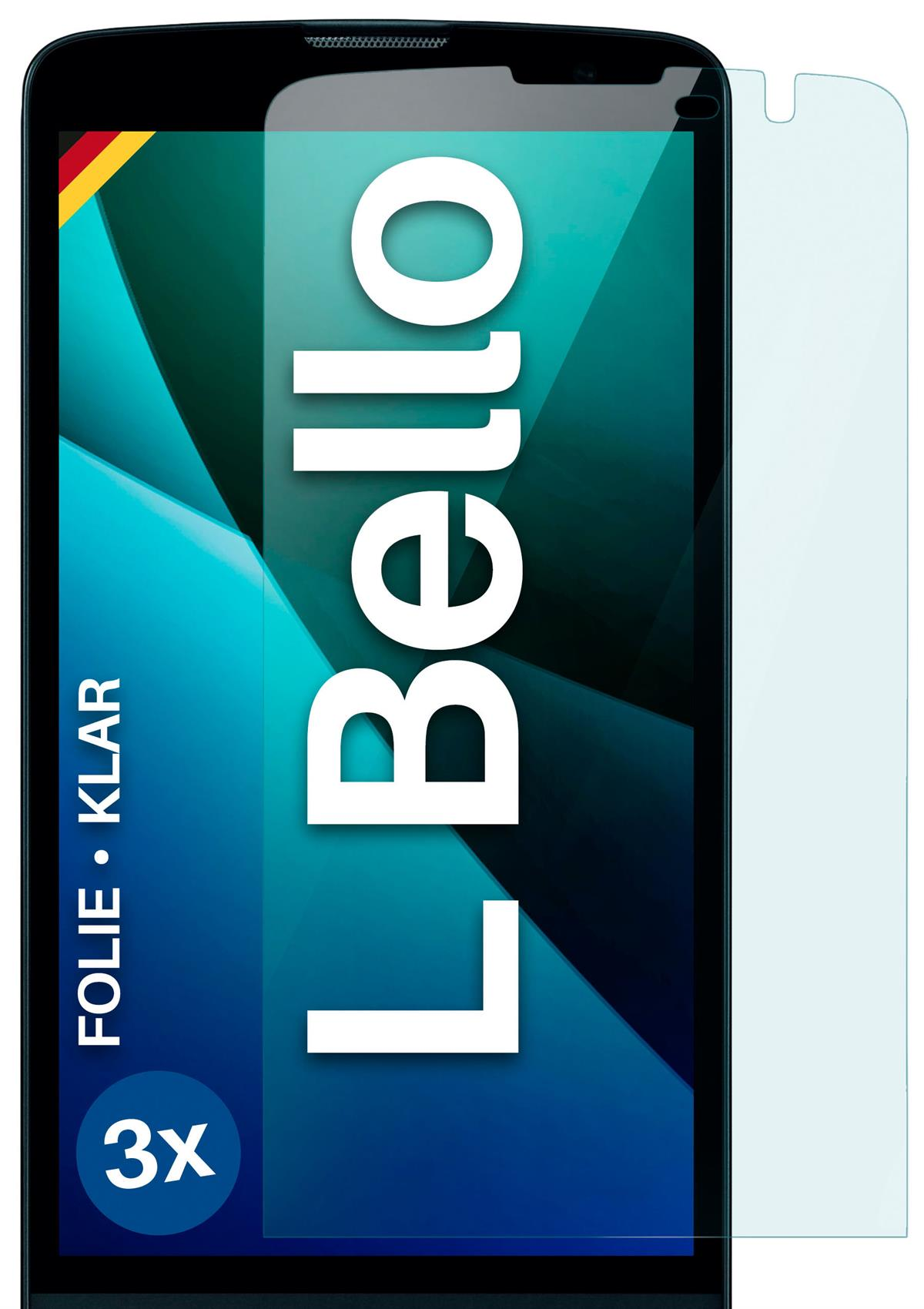 LG Schutzfolie, Displayschutz(für Bello) klar MOEX L 3x