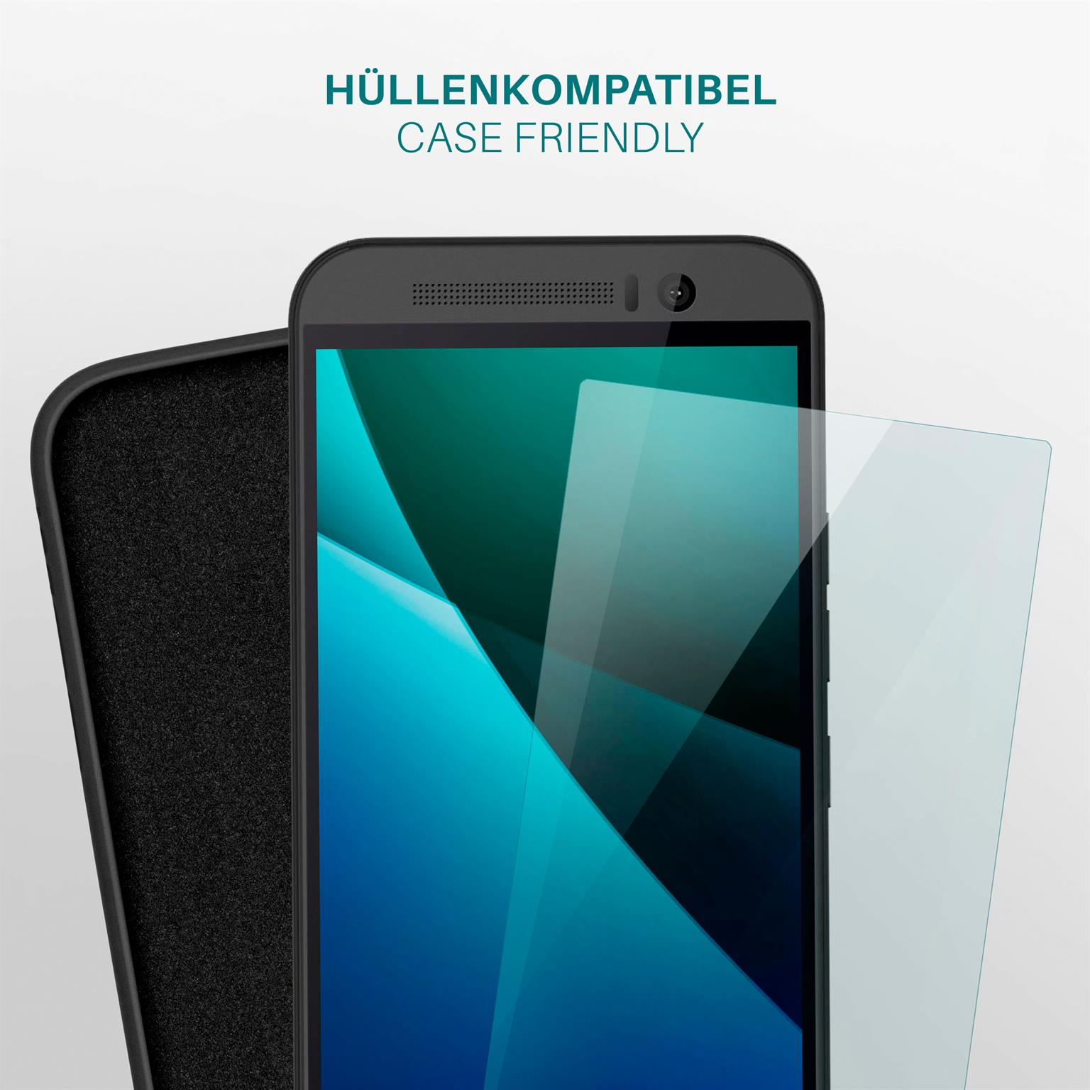 MOEX One Displayschutz(für HTC M9) 3x klar Schutzfolie,