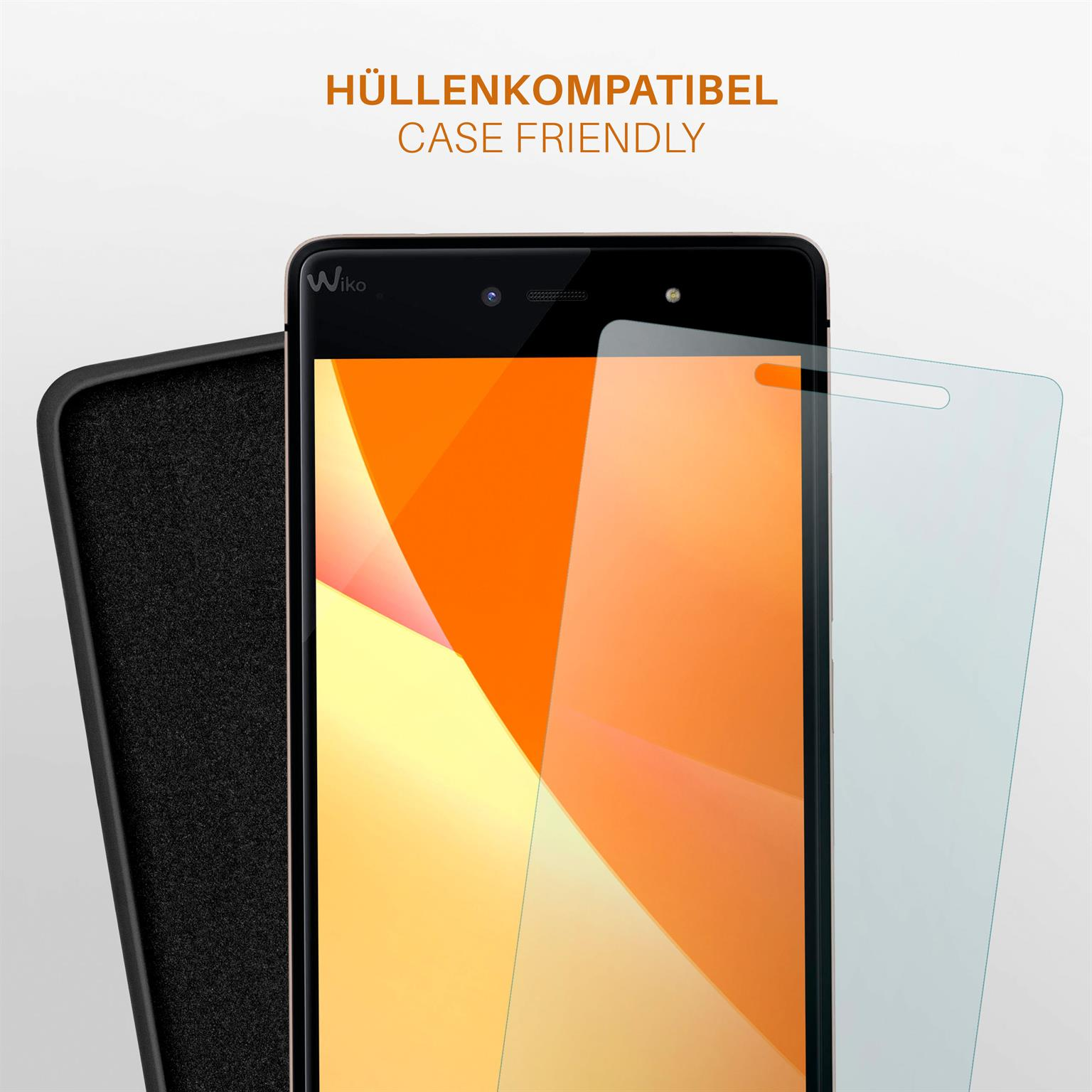 MOEX 3x Fever) Displayschutz(für matt Schutzfolie, Wiko