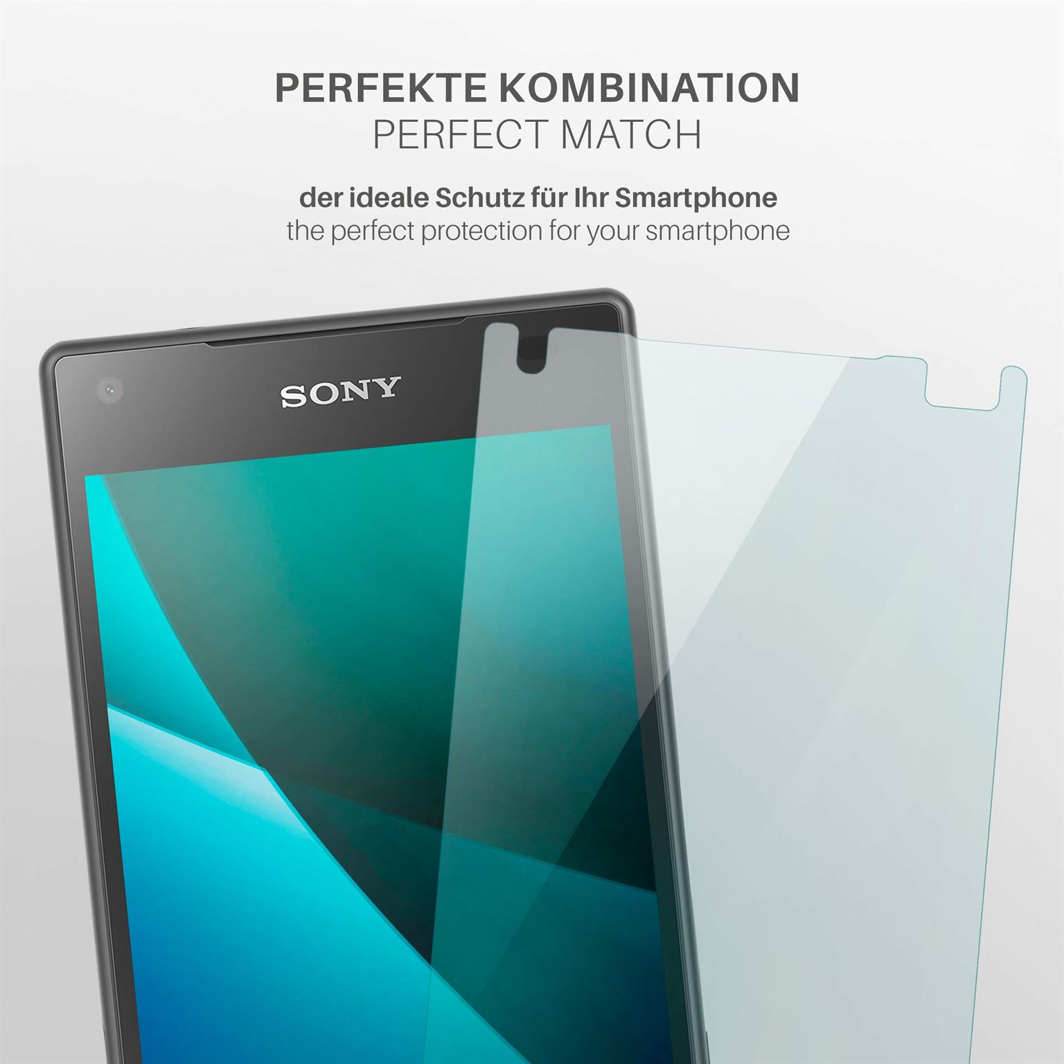 MOEX 3x Schutzfolie, klar Compact) Sony Xperia Displayschutz(für Z5
