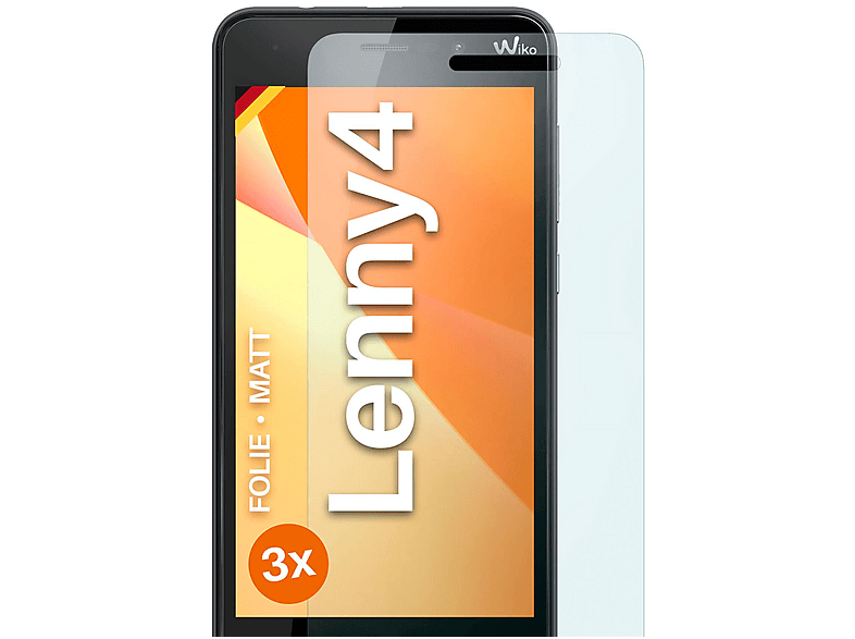 Dipos Matte Displayschutzfolie Für Wiko Lenny 2 – 6 Stück, Antireflex, Kratzfest