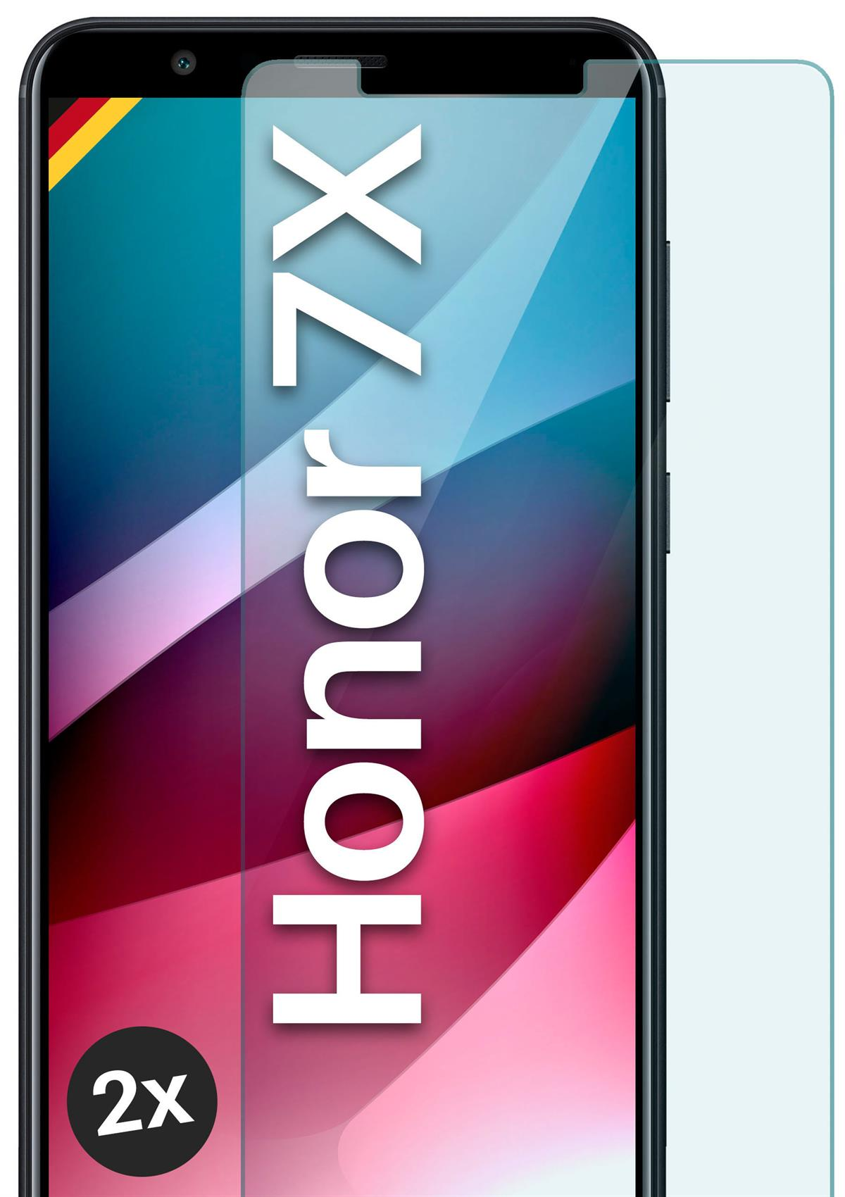 MOEX Honor Huawei Schutzglas(für Panzerglas klar 2x 7X) - Schutzfolie,