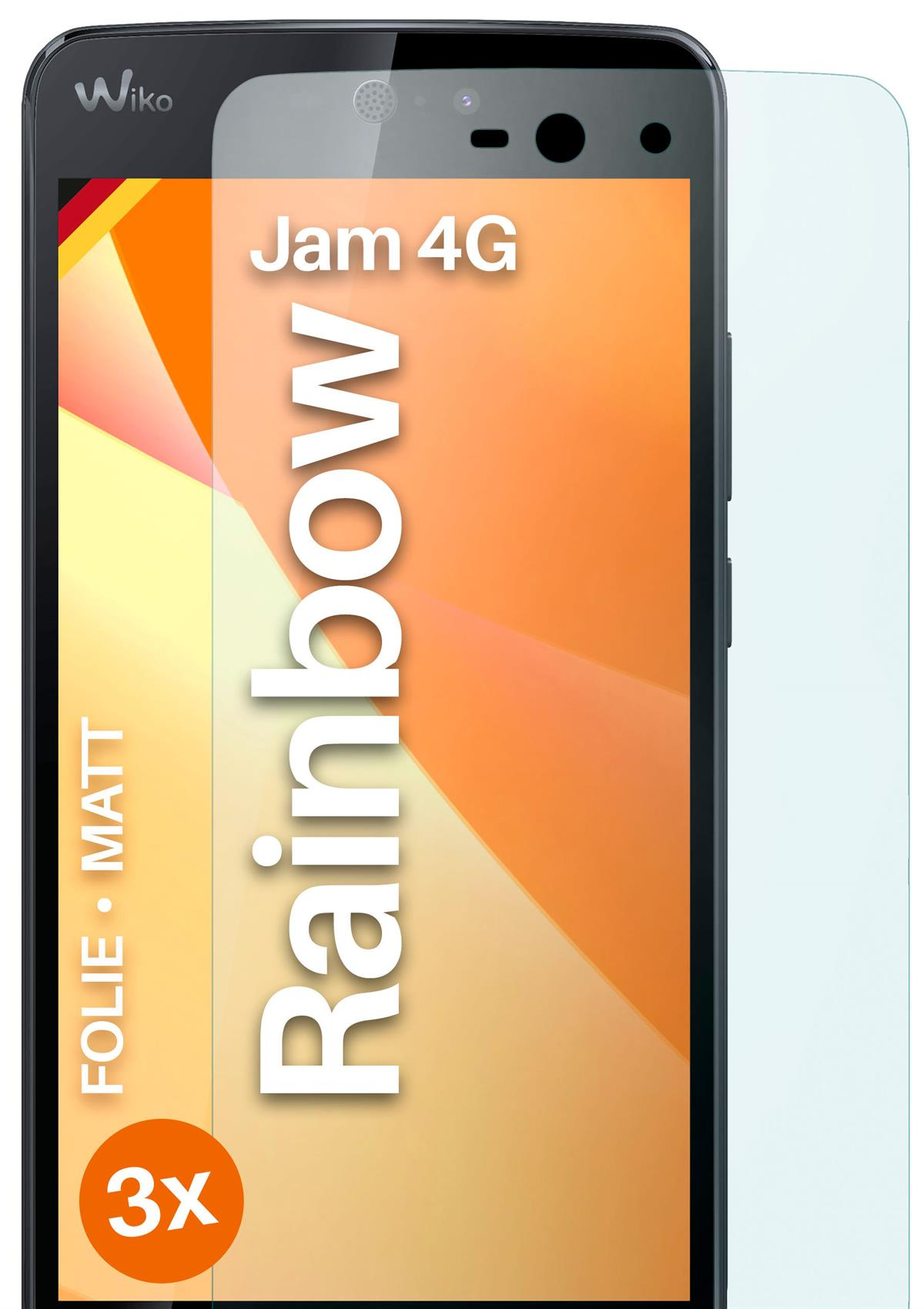 Wiko matt Displayschutz(für Rainbow Schutzfolie, 3x 4G) Jam MOEX