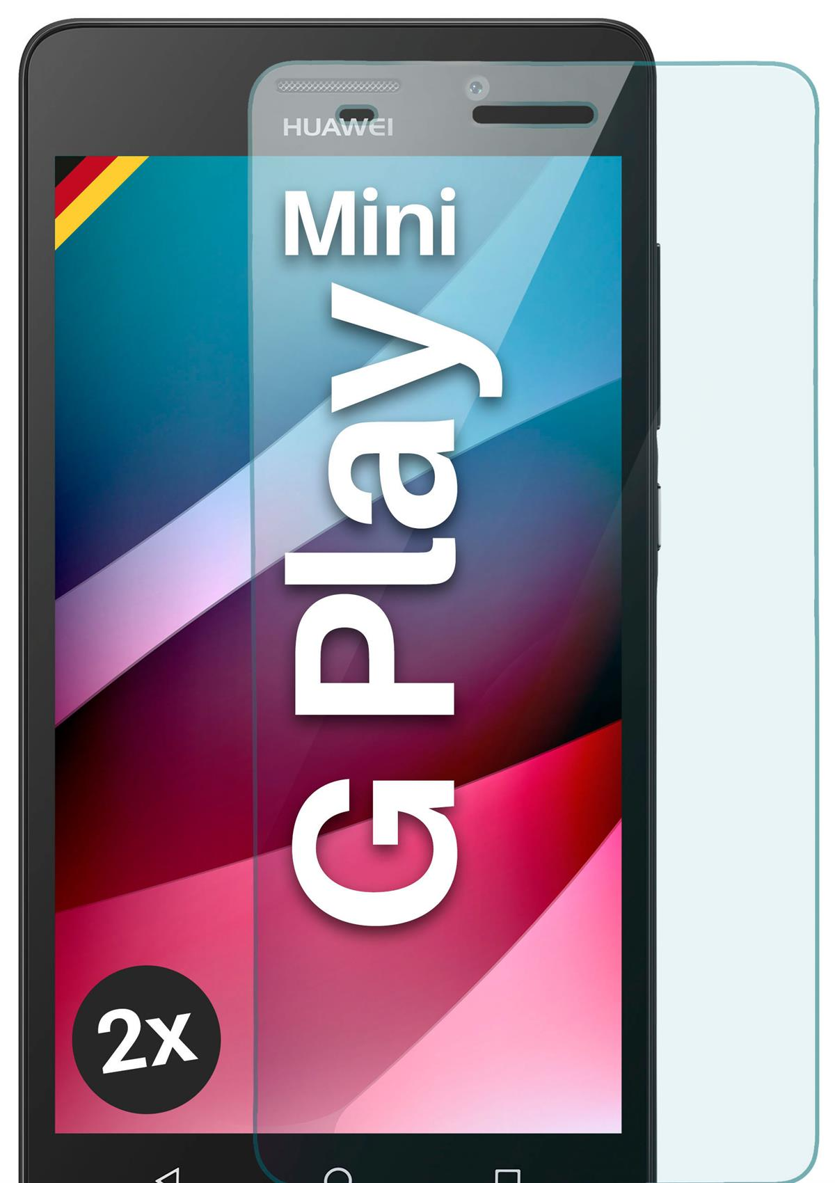 G Huawei MOEX Play Schutzglas(für Mini) - Schutzfolie, 2x klar Panzerglas