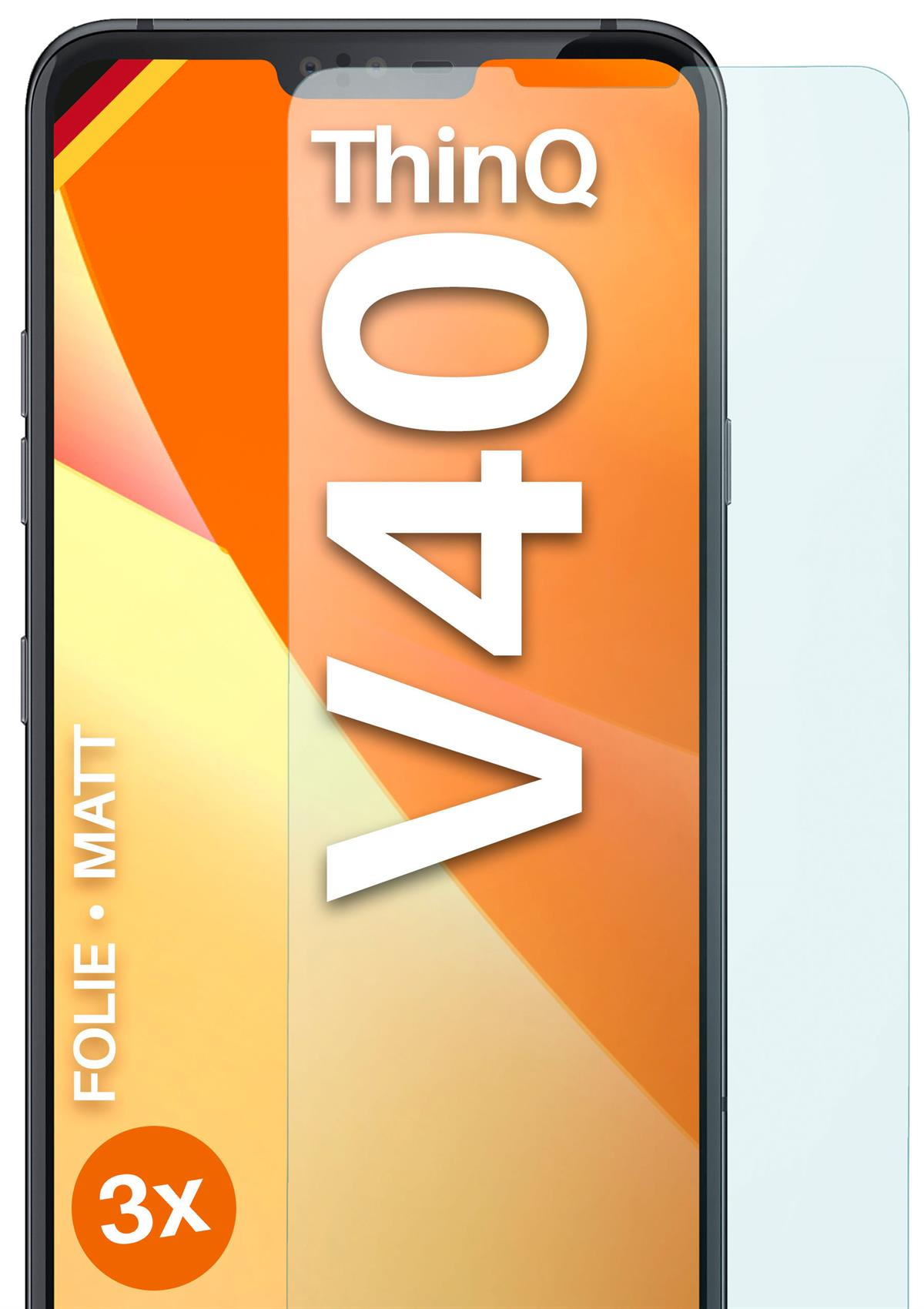 V40 LG Displayschutz(für MOEX Schutzfolie, 3x matt ThinQ)