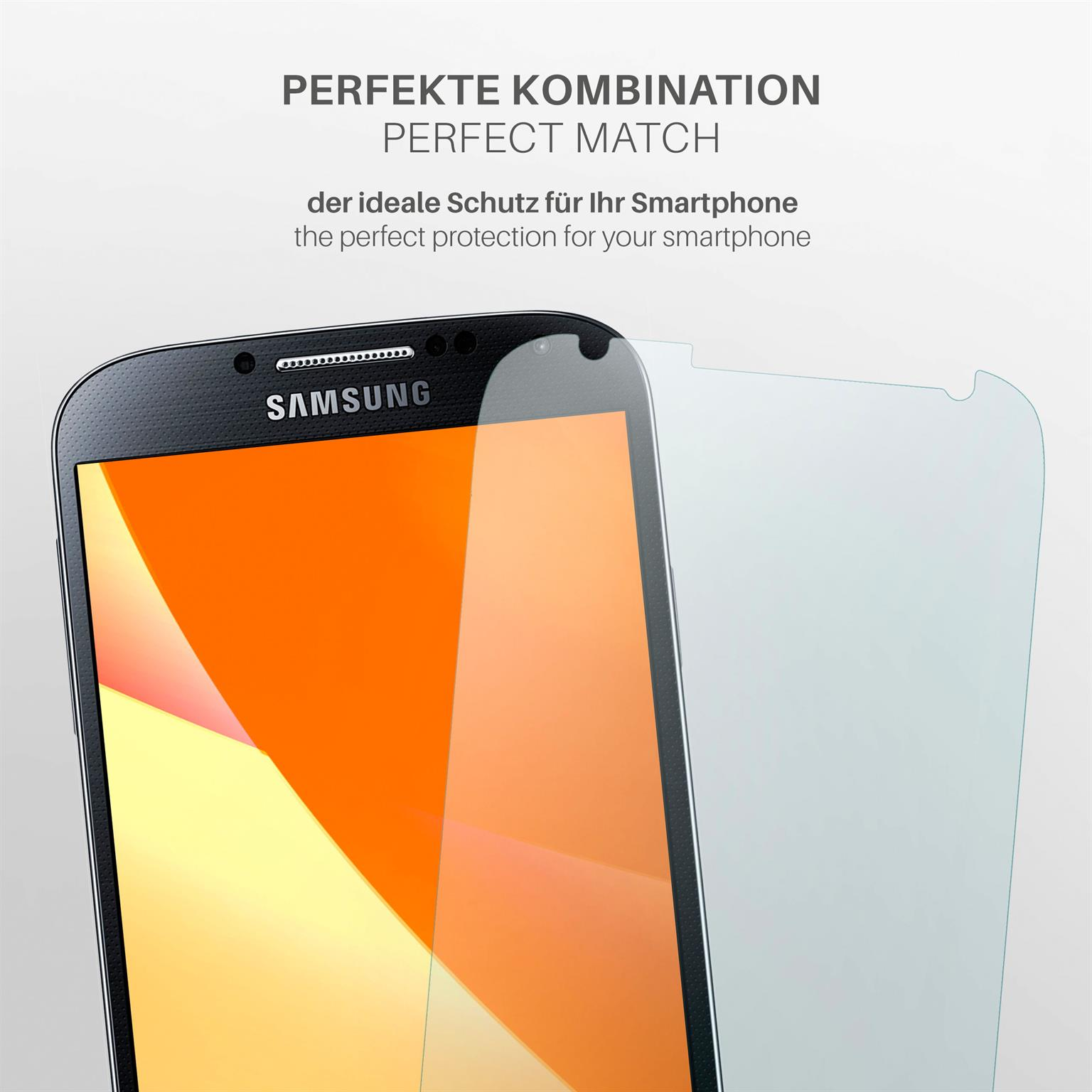 matt Schutzfolie, Galaxy MOEX Samsung S4) Displayschutz(für 3x