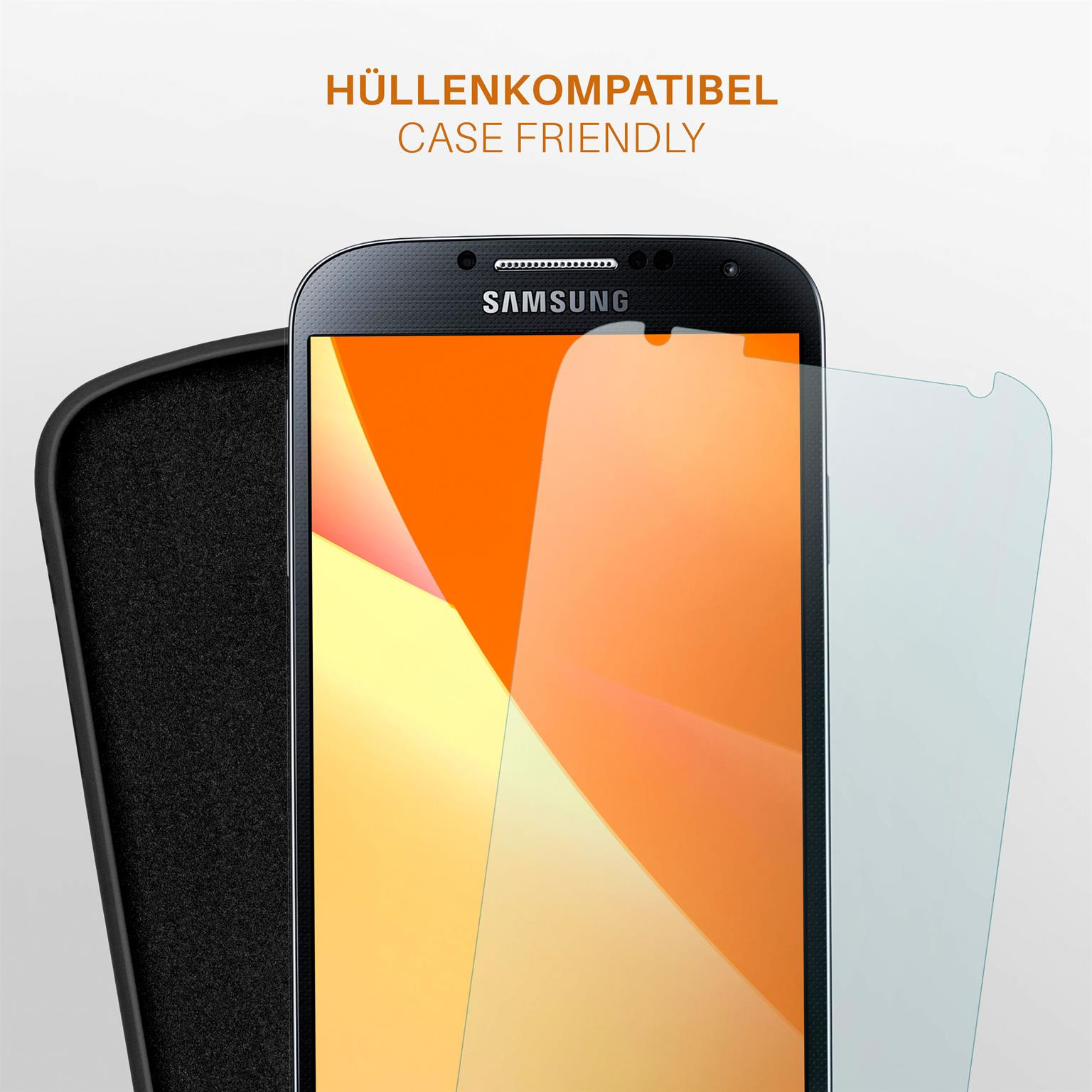 Displayschutz(für Samsung 3x Schutzfolie, MOEX S4) Galaxy matt