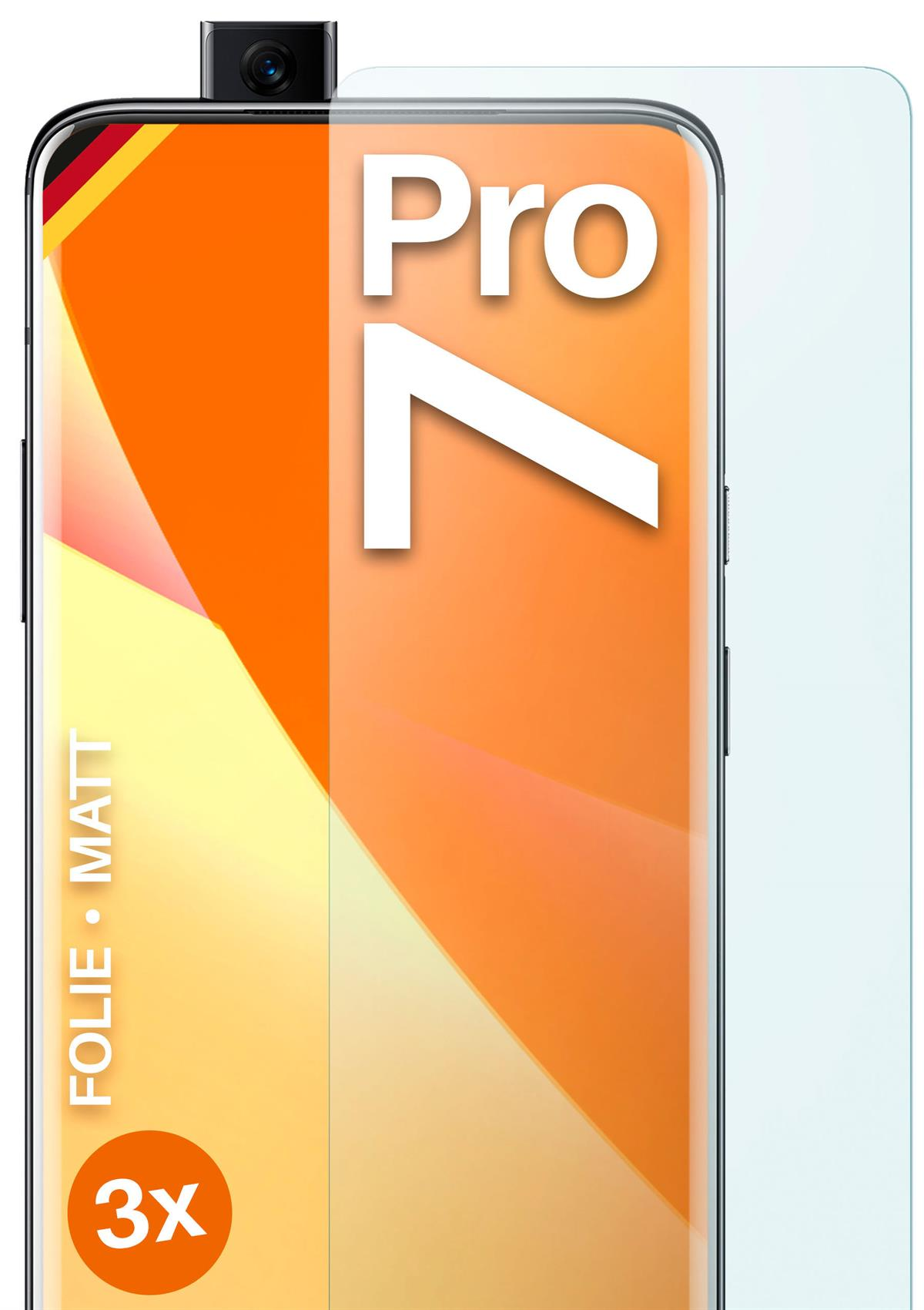 Schutzfolie, Displayschutz(für OnePlus Pro) MOEX 3x 7 matt
