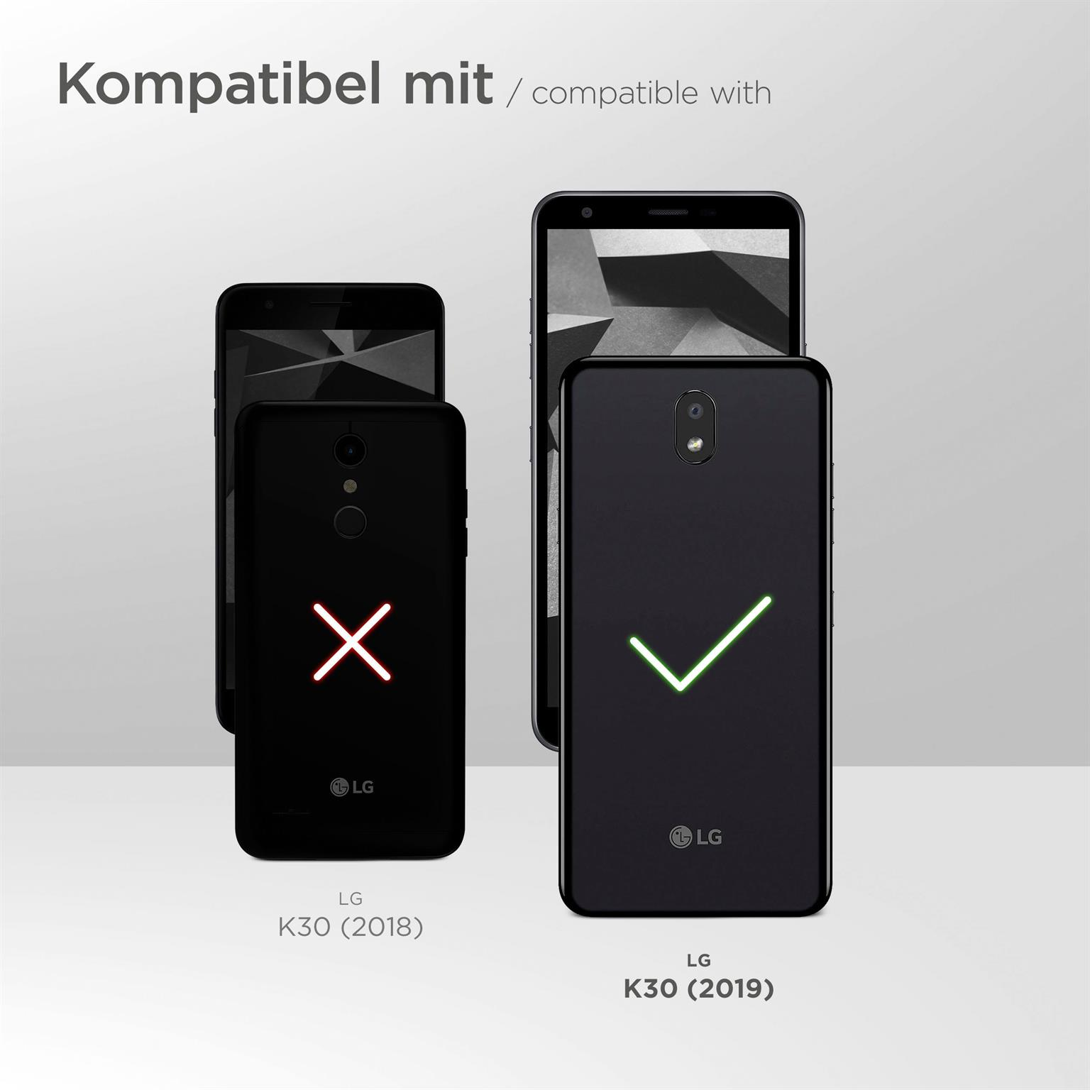 MOEX 3x Schutzfolie, matt Displayschutz(für LG K30 (2019))