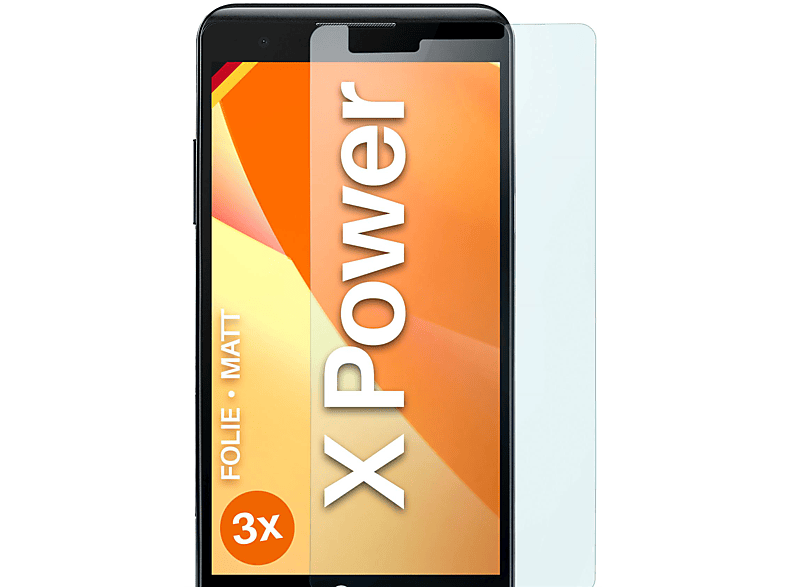 MOEX 3x Power) X LG Displayschutz(für matt Schutzfolie