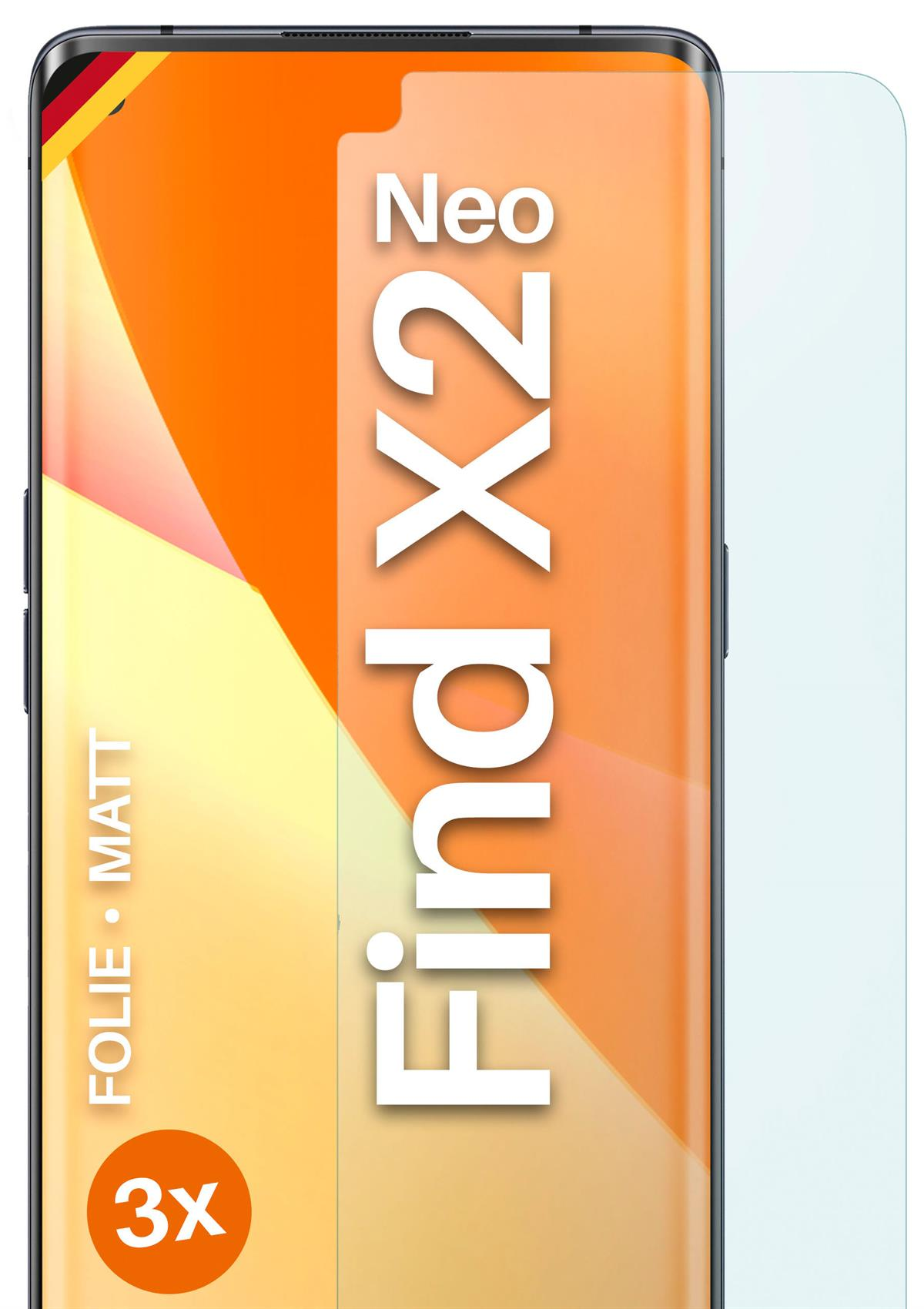 matt Neo) Displayschutz(für MOEX Oppo 3x X2 Schutzfolie, Find
