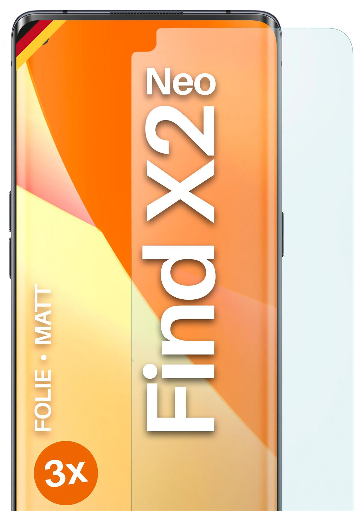 MOEX 3x X2 matt Find Displayschutz(für Oppo Neo) Schutzfolie