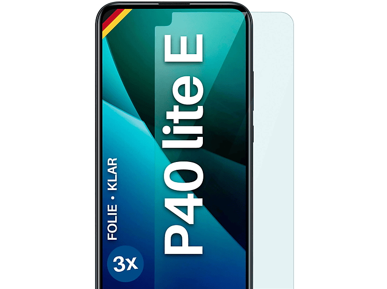 MOEX 3x Schutzfolie, klar Displayschutz(für Huawei Lite E) P40