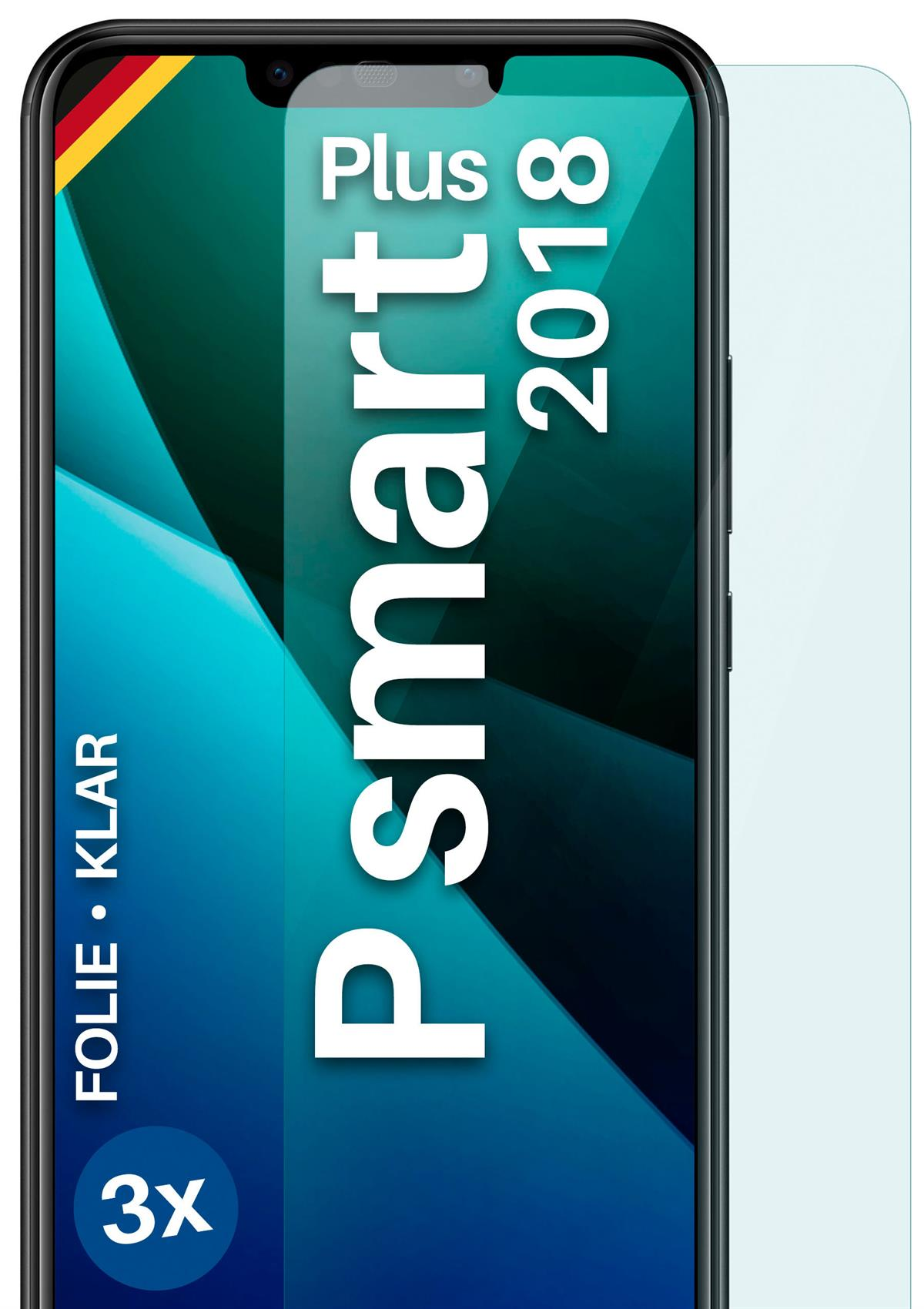 MOEX 3x Schutzfolie, Displayschutz(für klar Plus) smart P Huawei