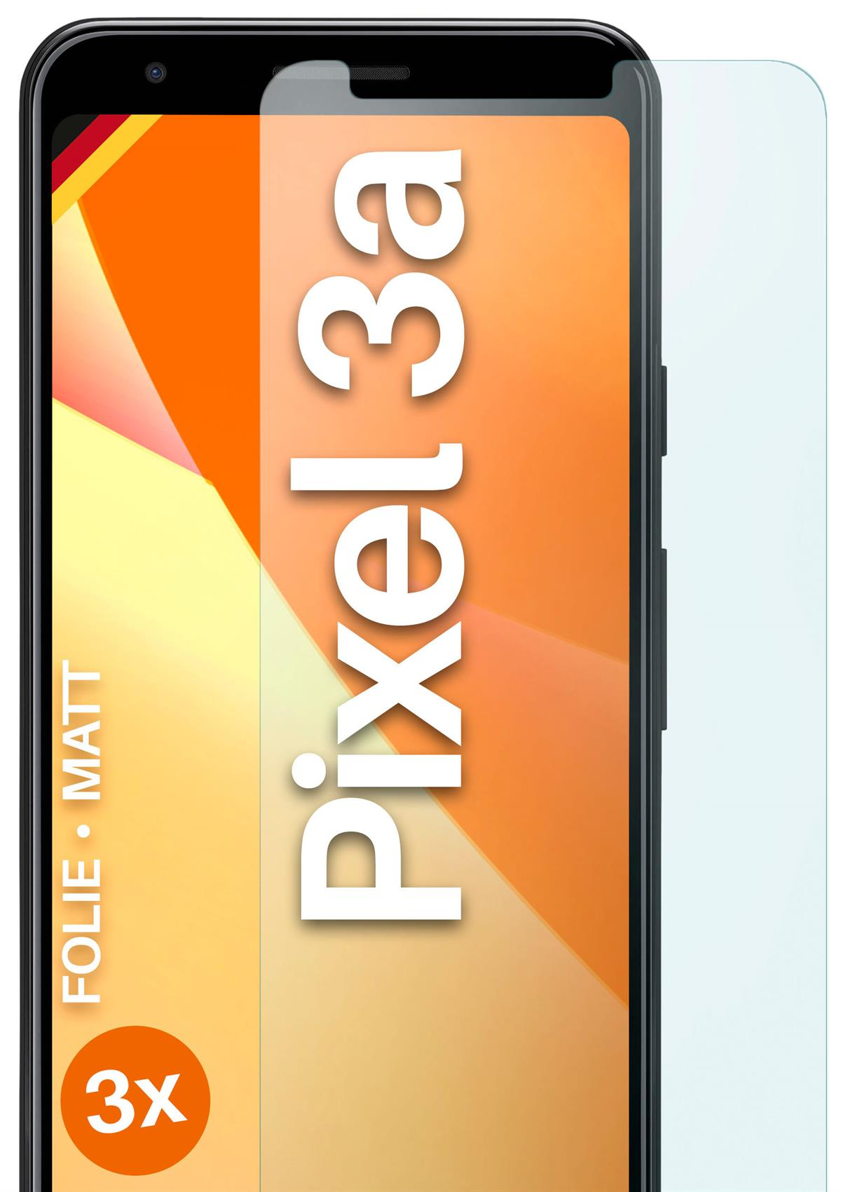 MOEX 3x Google Displayschutz(für 3a) matt Schutzfolie, Pixel