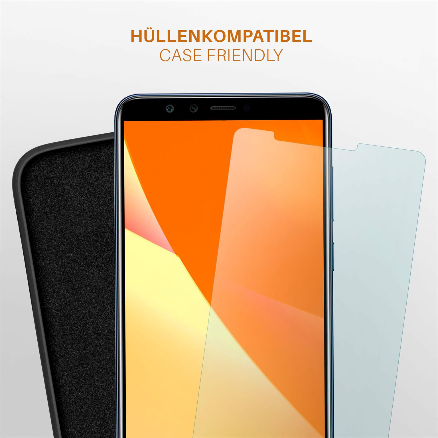 MOEX Huawei matt Y9 Displayschutz(für 3x Schutzfolie, (2018))