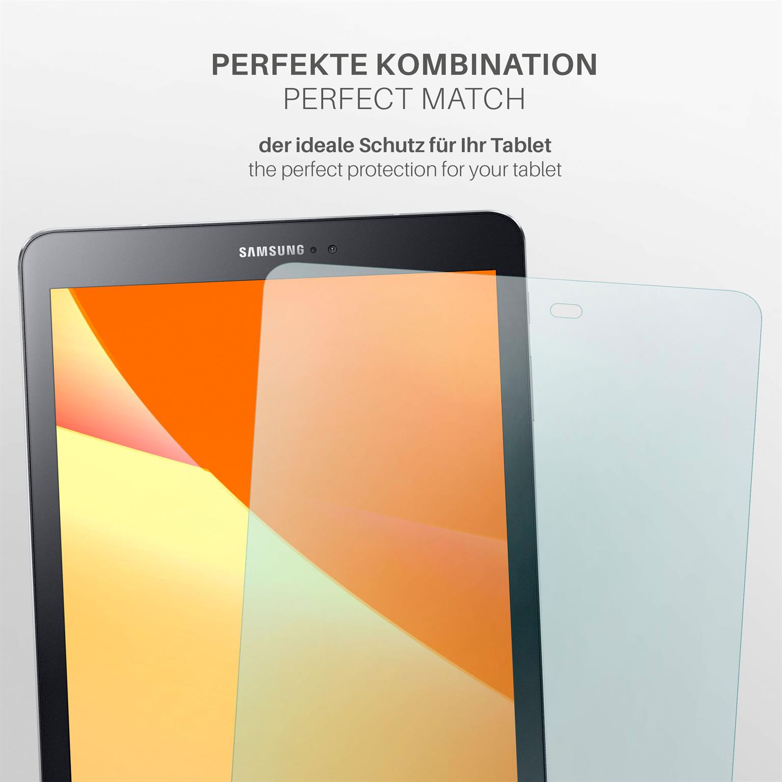 MOEX 3x Schutzfolie, matt Galaxy Tab S2 Samsung 9.7) Displayschutz(für