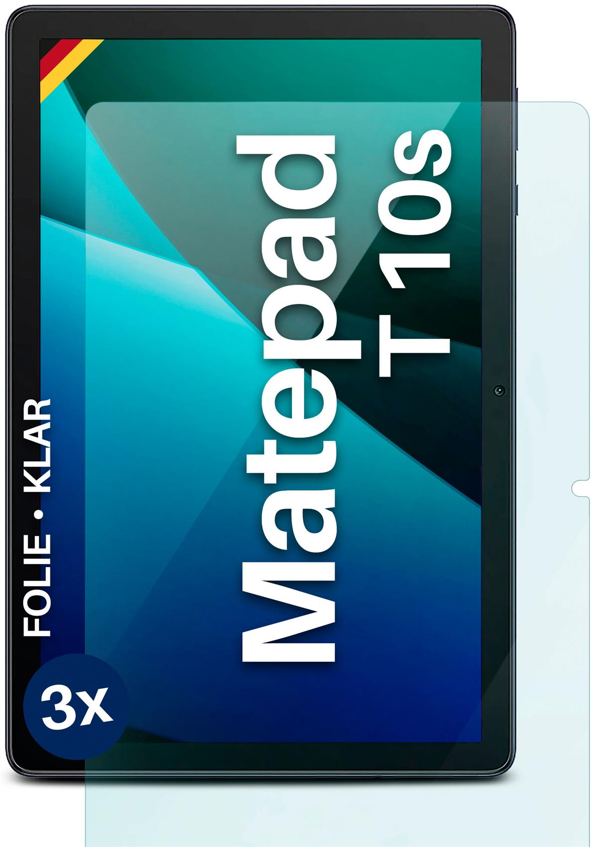 MOEX 3x Schutzfolie, klar 10s) MatePad T Displayschutz(für Huawei