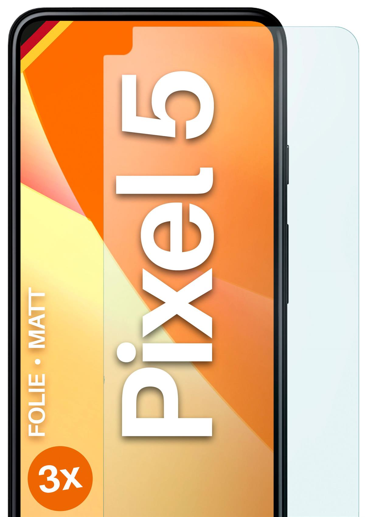 MOEX 5) Schutzfolie, Google Displayschutz(für 3x matt Pixel