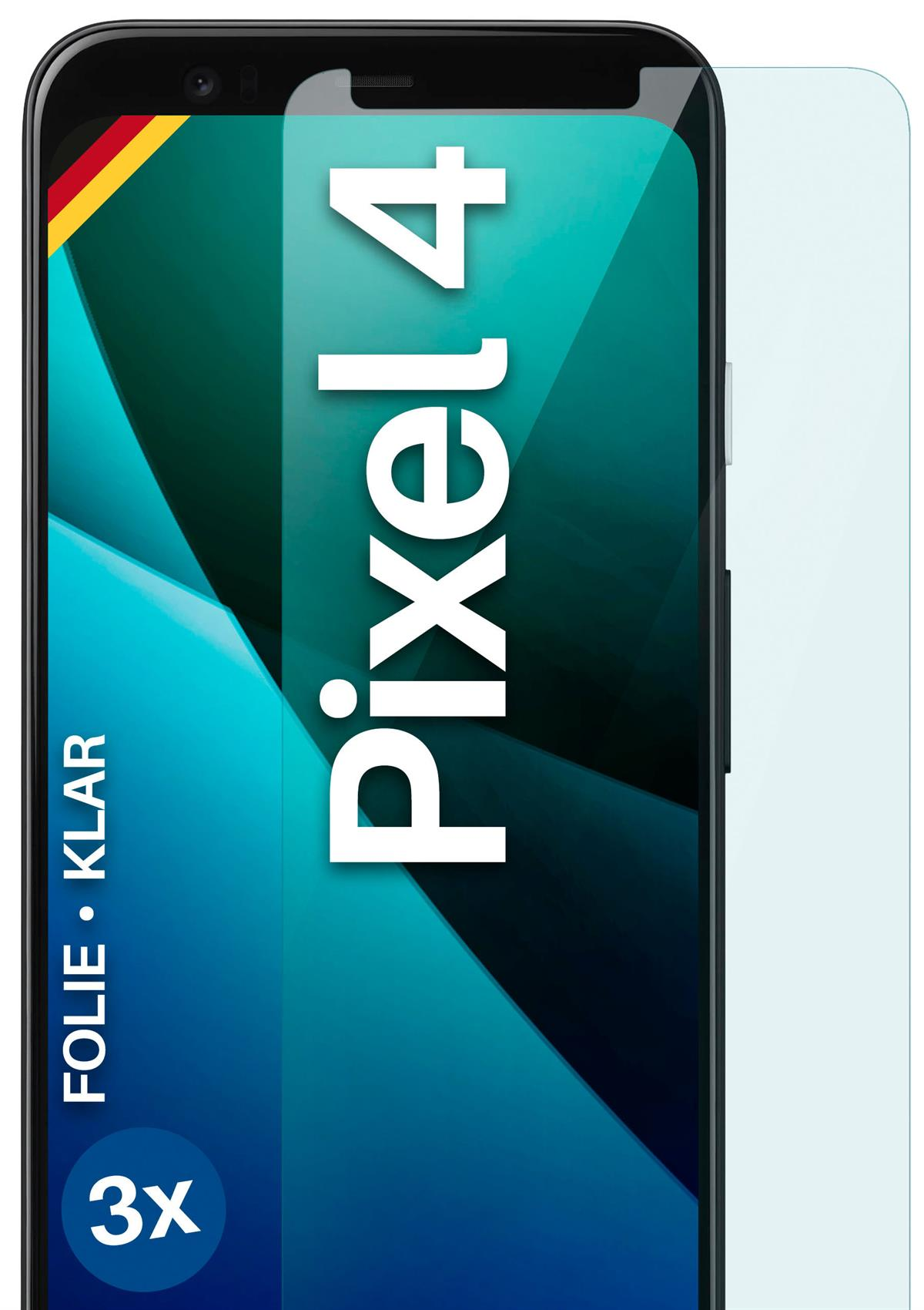 4) 3x MOEX Pixel klar Displayschutz(für Schutzfolie, Google