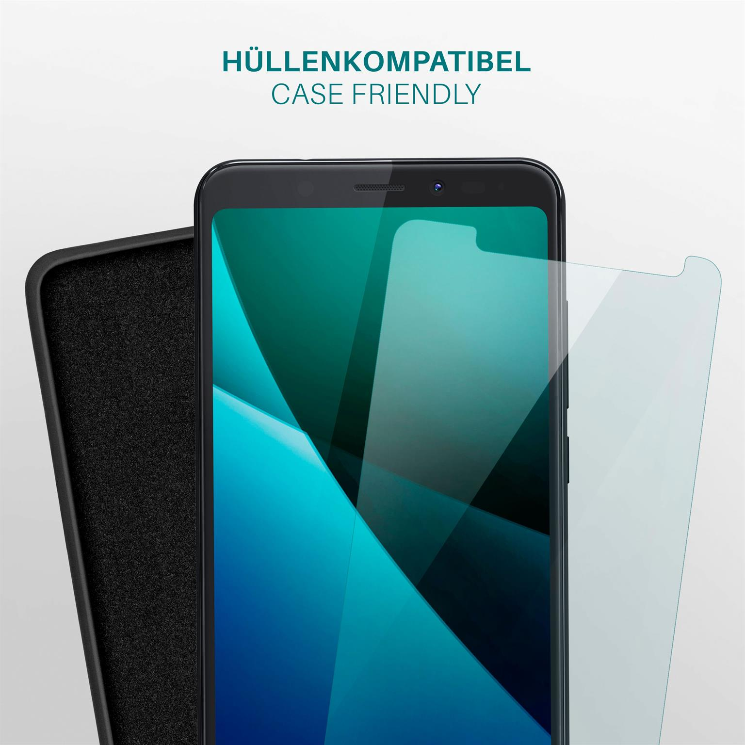 MOEX 3x Schutzfolie, klar Displayschutz(für Wiko View XL)