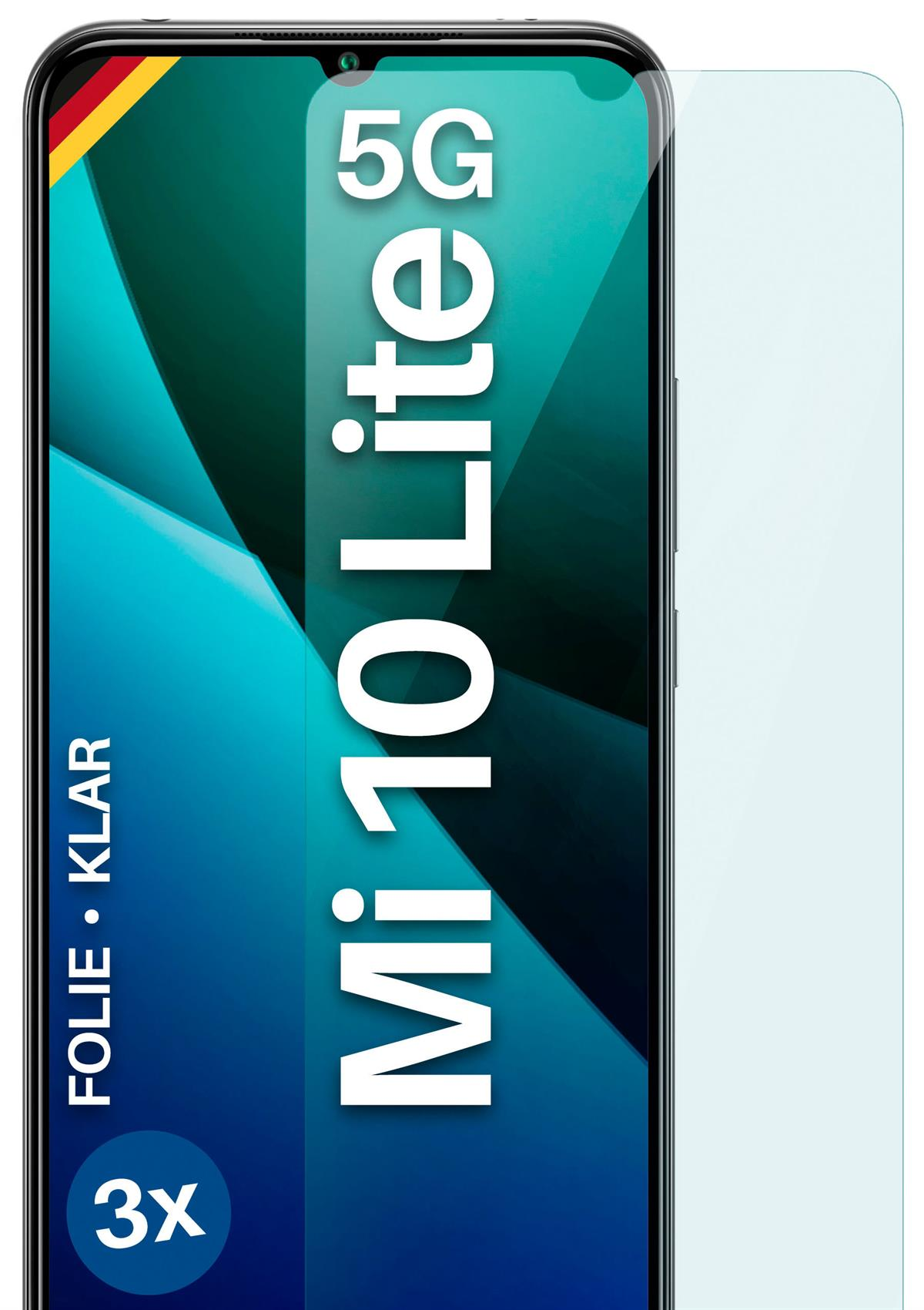 Lite 10 3x Mi Displayschutz(für klar Xiaomi Schutzfolie, 5G) MOEX