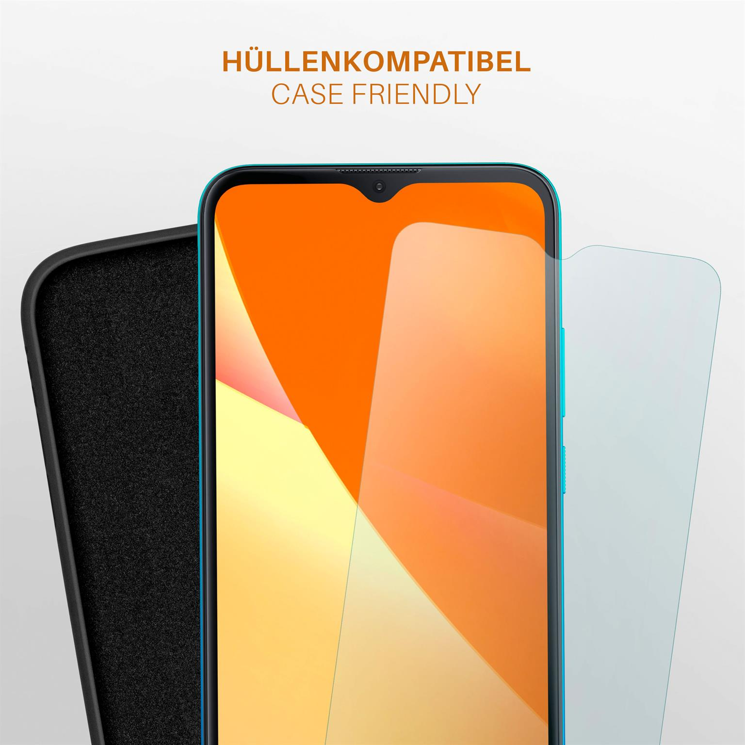 MOEX Lite) Schutzfolie, Moto G8 3x Motorola Displayschutz(für Power matt