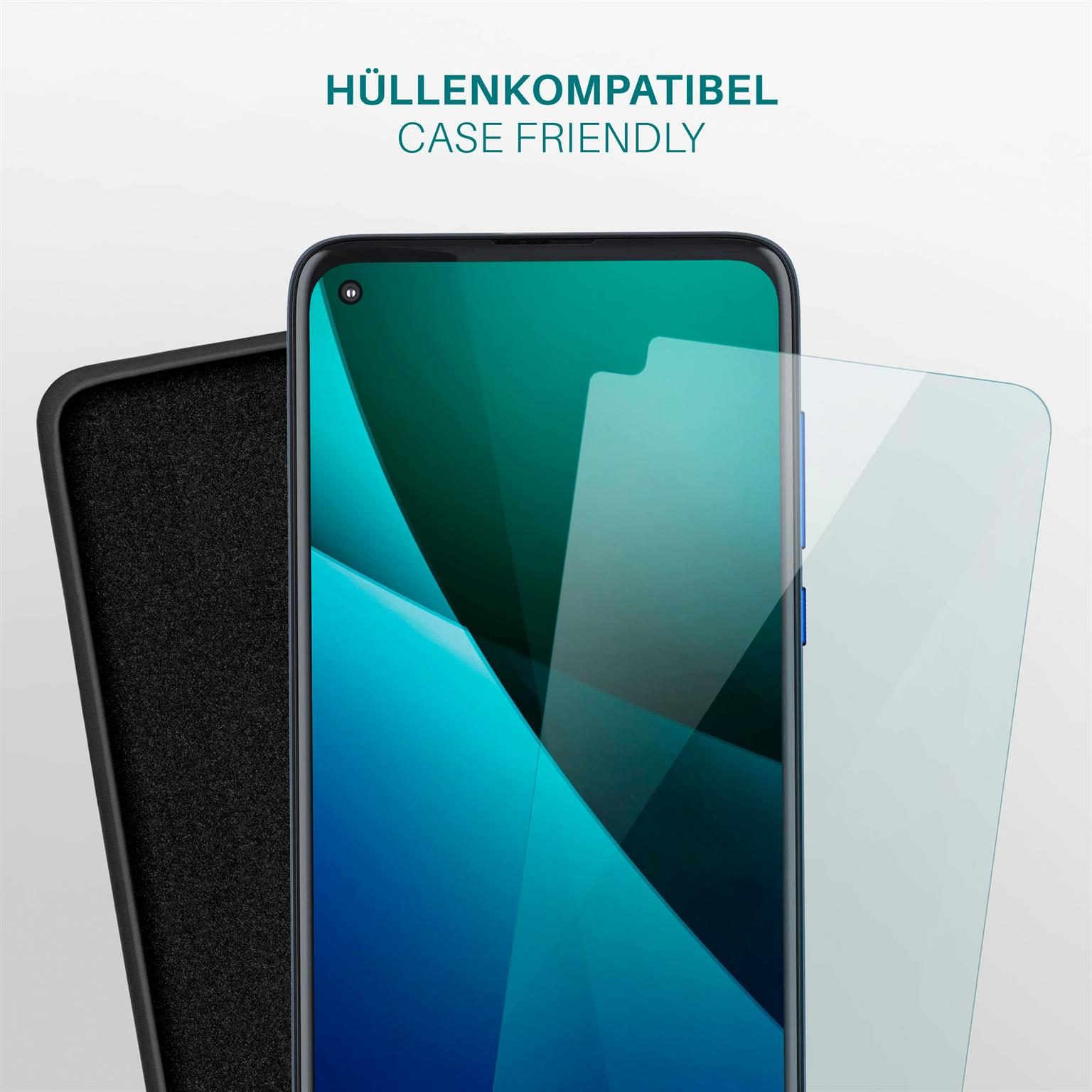 MOEX 3x Schutzfolie, klar Displayschutz(für Motorola Moto G8)