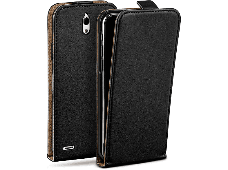 MOEX Flip Case, G610, Ascend Huawei, Deep-Black Flip Cover