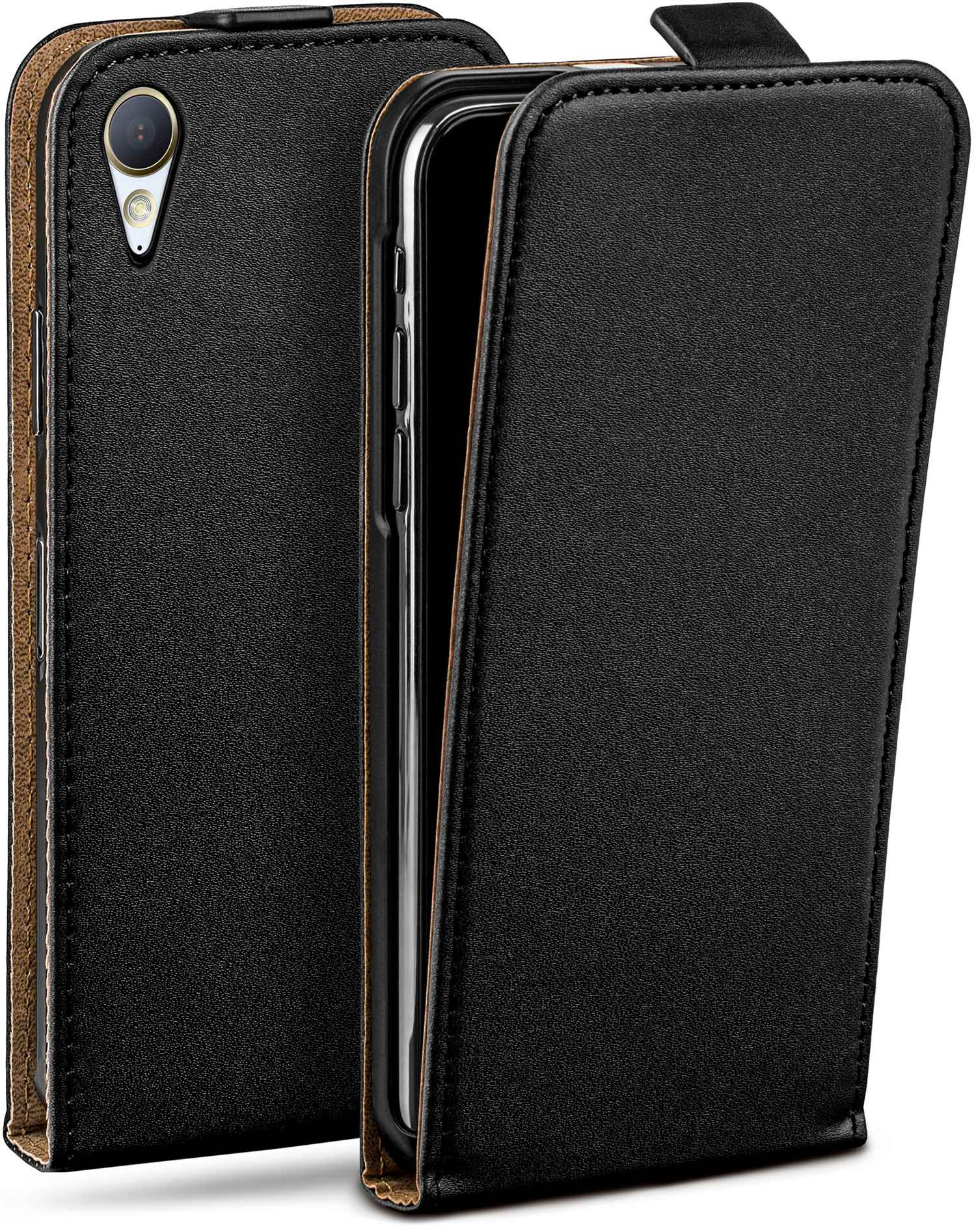 MOEX Flip 10 Case, Cover, Deep-Black Desire HTC, Lifestyle, Flip