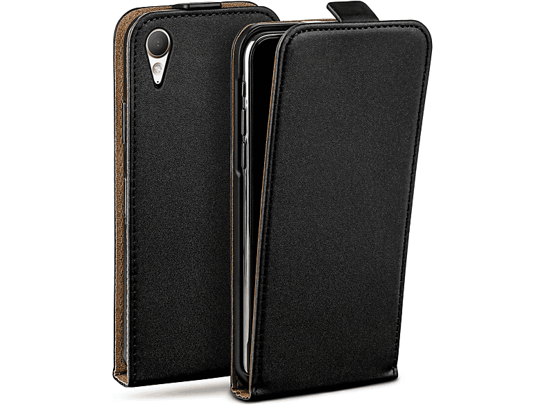 MOEX Flip Case, Flip Cover, HTC, Desire 10 Lifestyle, Deep-Black