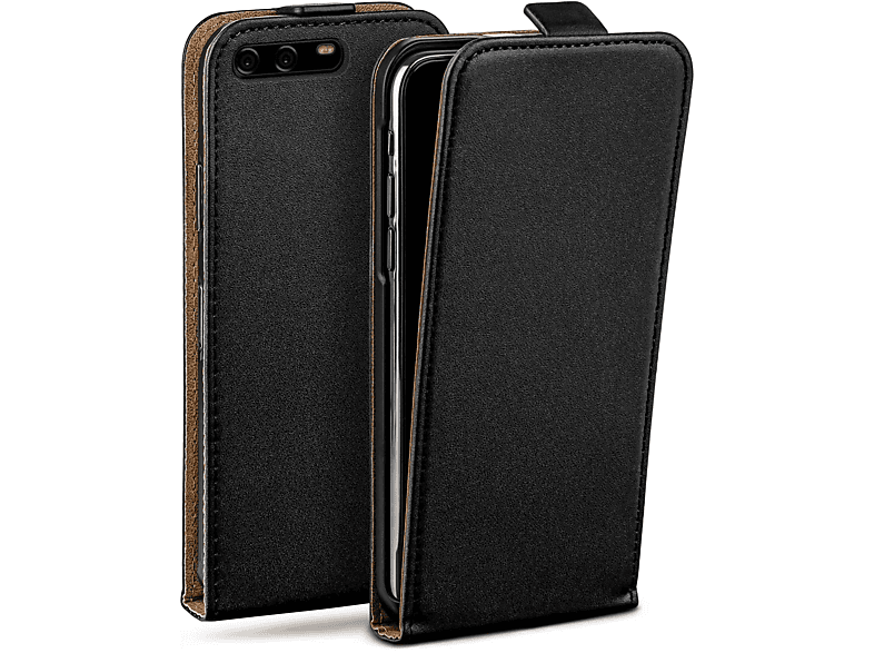 MOEX Flip Case, Flip Cover, Huawei, P10, Deep-Black