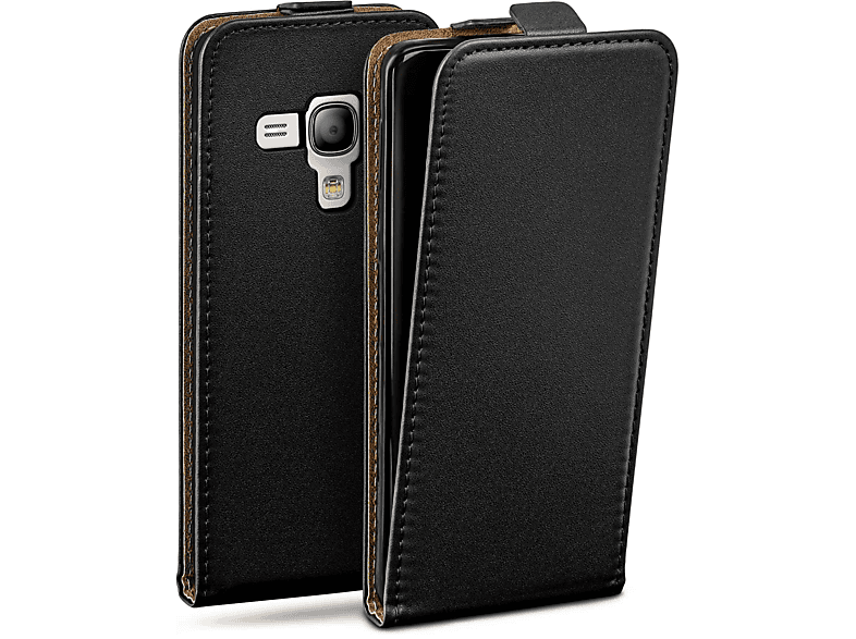 Galaxy Flip Case, Deep-Black S3 Flip Samsung, MOEX Cover, Mini,