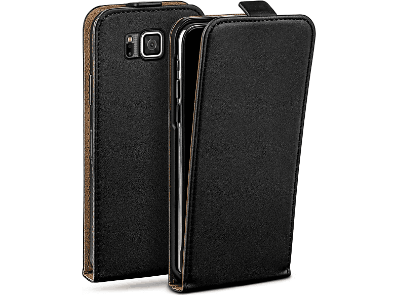 MOEX Cover, Samsung, Alpha, Deep-Black Flip Galaxy Flip Case,