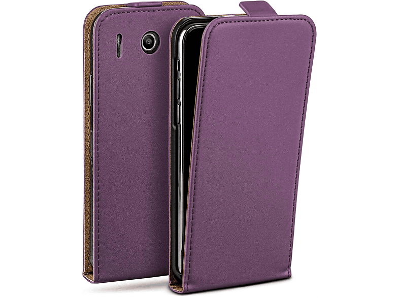 Indigo-Violet Cover, Flip Flip MOEX Ascend Huawei, Case, G510,