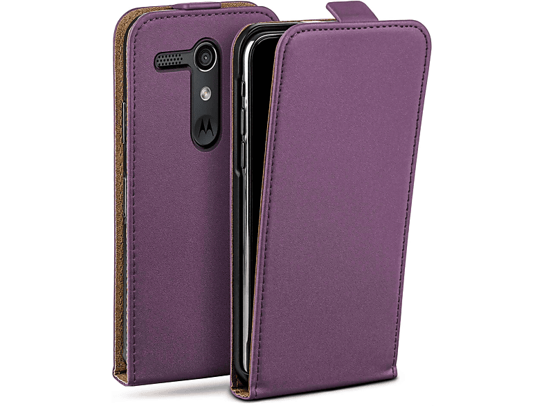 MOEX Flip Case, Flip Cover, Motorola, Moto G, Indigo-Violet