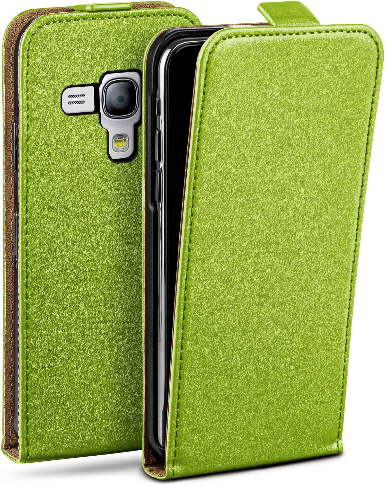 MOEX Flip Case, Flip Cover, S3 Lime-Green Samsung, Galaxy Mini
