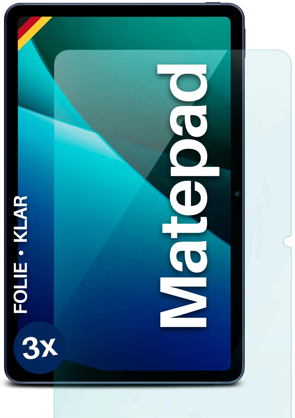 Schutzfolie, klar 3x Displayschutz(für MatePad) Huawei MOEX