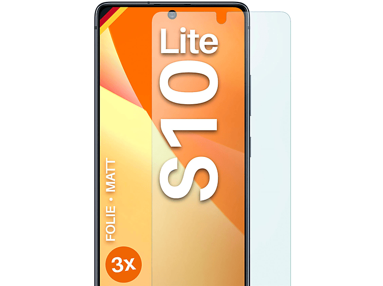 MOEX Lite) Schutzfolie, Displayschutz(für S10 3x Samsung Galaxy matt