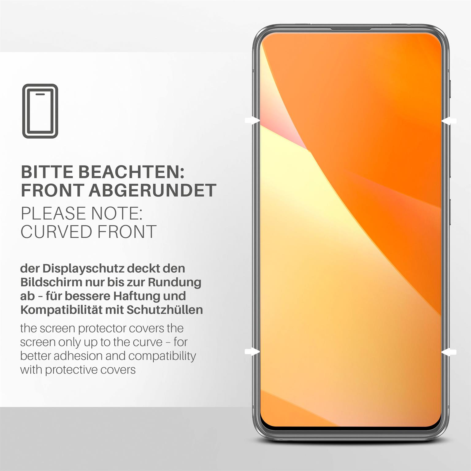 Displayschutz(für Zenfone ASUS matt Asus (2019)) Schutzfolie, MOEX 6 3x