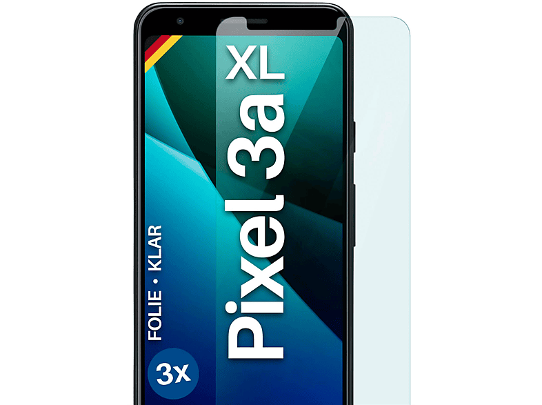 Pixel 3x 3a Displayschutz(für Google MOEX Schutzfolie, klar XL)