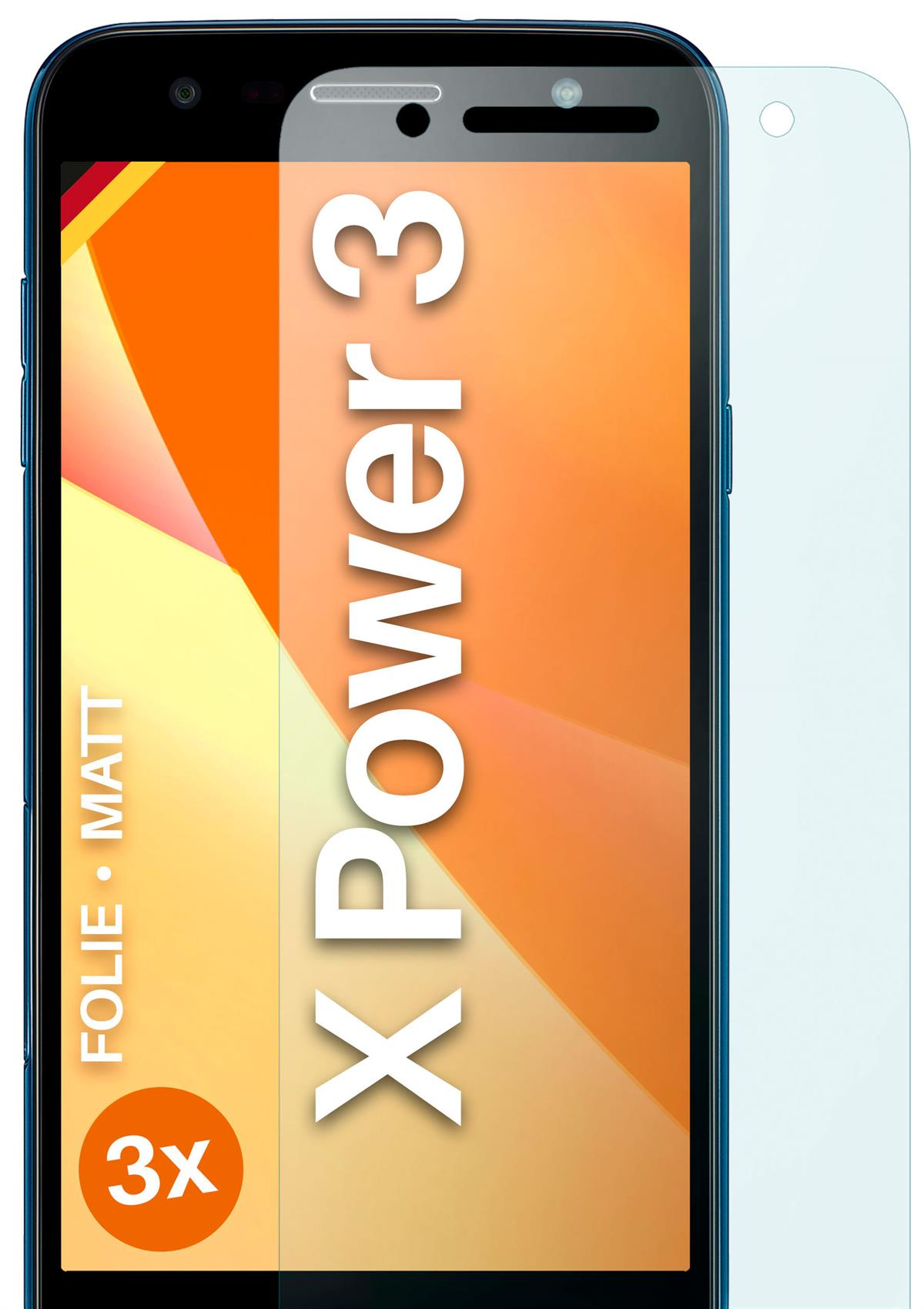 MOEX X Schutzfolie, Displayschutz(für matt Power 3) LG 3x
