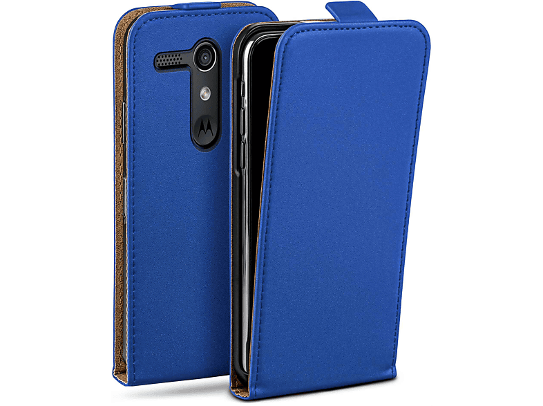 MOEX Flip Case, G, Moto Flip Motorola, Royal-Blue Cover